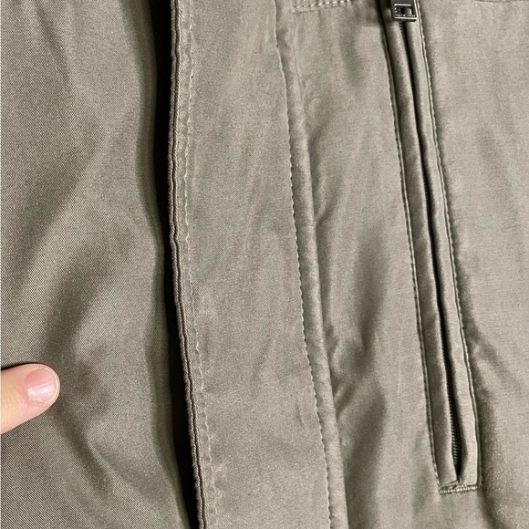 Michael Kors Jacket Coat Green brown Water Resistant Bomber Mens Size XL - Picture 5 of 11
